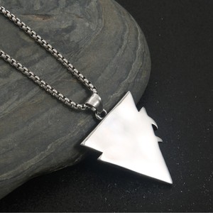 yunnique Eagle Pendant Necklace <b>Titanium</b> Steel Geometric Unisex Fashion Jewelry <b>Chain</b> - Product Image 3