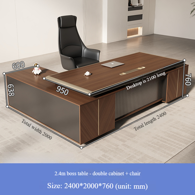 Double Cabinet Desk+Chair