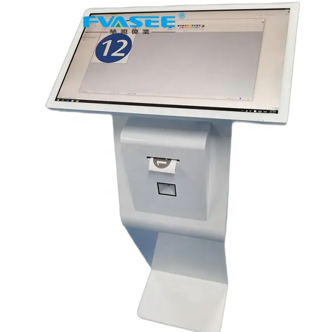 19 22 24 27 32 43 Zoll kapazitiver Touch-Kiosk mit Scanner und Drucker