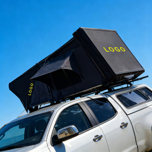 Tenda da Tetto Rigida a Guscio Apribile Laterale a Doppio Strato in Tela Impermeabile a Montaggio Rapido per 3-4 Persone, per Fuoristrada 4x4, Utilizzabile in Tutte le Stagioni - Product Image 4