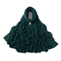 Nouveau Voile Jersey Premium Couleur Unie à Strass Luxe 2025