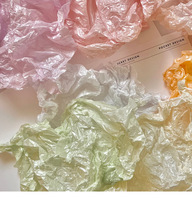 Papier de soie d'emballage de fleurs de lustre nacré de haute qualité 26g Bouquet doublé de fournitures de fleuriste en papier