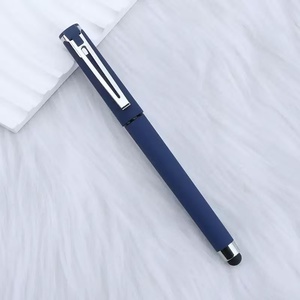 Chất Lượng Cao Màu Xanh Cảm Ứng Mềm Cao Su Hoàn Thành Gel Bút Khuyến Mại Với Biểu Tượng Tùy Chỉnh Dấu Ấn Stylus Bút Cho Điện Thoại Ipaid - Product Image 6