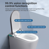 WC automatique à poser au sol, toilette intelligente pour salle de bain, ouverture automatique, toilette électronique