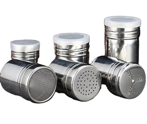 Custom Stainless Steel <b>Spice</b> <b>Jar</b> Dredge Salt Sugar <b>Spice</b> Pepper Shaker Seasoning Can Rotating Cover Multi-purpose Kitchen Tool - Product Image 6