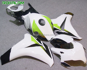 Pour Honda CBR1000RR <span class=keywords><strong>CBR</strong></span> <span class=keywords><strong>1000</strong></span> 1000RR 2008 <span class=keywords><strong>2009</strong></span> 2010 2011 CBR1000 RR Blanc Carénage Vert Motos - Product Image 1