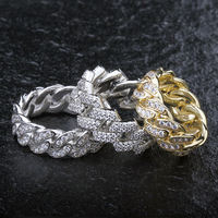 Vente en gros de Moissanite en or massif, bagues AU585 14k, bagues de mariage, bijoux fins, cadeau de mariage pour femmes, taille personnalisée