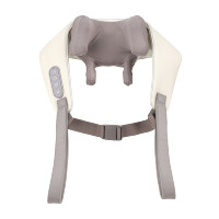 Ceinture de massage électrique chauffante pour le cou et les épaules, avec vibration Shiatsu, contrôle de la minuterie et télécommande sans fil, pour la maison, les voyages et la voiture