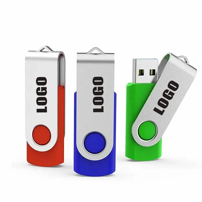 Clé USB personnalisée en métal la moins chère Clé USB Mémoire Flash USB Cadeaux Pormo personnalisés Clé USB avec logo