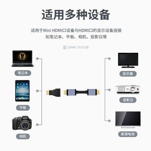 Mini HdmI To Hdmi <b>Adapter</b> For Camera High Definition Output Connector - Product Image 4