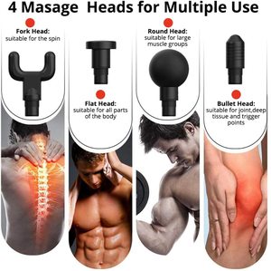Pistola de Masaje Eléctrica Portátil LUYAO <span class=keywords><strong>673A</strong></span>, Terapia Ascia Manual con Motor de Percusión para Cuerpo, Cabeza y Piernas - Product Image 3
