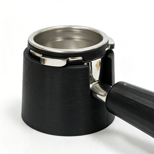 Support de tamper pour portafiltre à café NINJA avec base distributeur de poudre, noir, style italien, design simple - Product Image 3