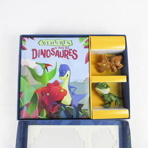 Nueva llegada <span class=keywords><strong>libro</strong></span> dinosaurio conjunto superventas dinosaurio juguetes tablero <span class=keywords><strong>libro</strong></span> conjunto con juguete para niños - Product Image 4