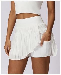 Falda corta informal personalizada para mujer, minifalda deportiva de Golf con bolsillo para teléfono móvil, Falda plisada de cintura alta, deporte de tenis - Product Image 5