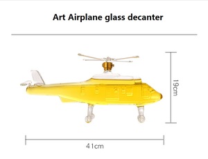 Decantador <span class=keywords><strong>de</strong></span> Whisky con Forma <span class=keywords><strong>de</strong></span> Avión, Botellas <span class=keywords><strong>de</strong></span> Vidrio para Licor, Whisky Escocés, Bourbon, Vodka - Product Image 2