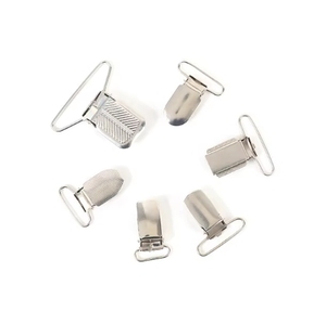 Clip de correa de hebilla de pico de pato de aleación de zinc ecológico al por mayor de fábrica pegado y no pegado para camisas y correas de equipaje - Product Image 5