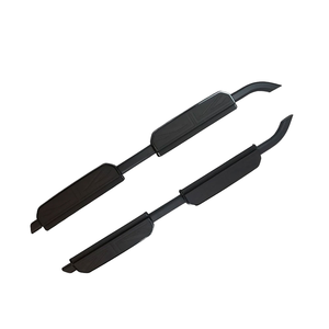 Marchepieds latéraux en alliage d'aluminium noir avec design <span class=keywords><strong>Union</strong></span> Jack pour Defender 110 2020-2023 - Product Image 4