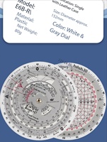 Calculateur de navigation aérienne circulaire classique DF E68-R2 pour étudiants pilotes, diamètre 6 pouces, en plastique, fabriqué en Chine