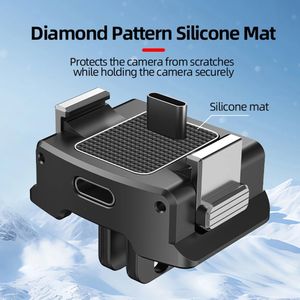 ฐานชาร์จกล้อง3ขาสำหรับ DJI Osmo Pocket คุณภาพดั้งเดิมมาใหม่ฐานชาร์จกล้อง3ตัวอะแดปเตอร์แบบปลดเร็วพร้อมรูขนาด1/4นิ้ว - Product Image 6