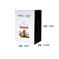 Carafe à décanter en verre pour distributeur de vin, de spiritueux et de whisky Vente en gros