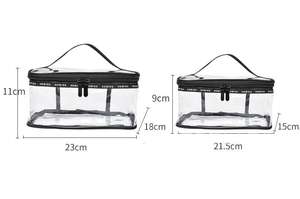 Trousse de Toilette Unisexe à Fermeture Éclair Grande Capacité Imperméable Pliable Cadeau Design Tendance 2026 Élégant Mignon pour le Shopping - Product Image 2