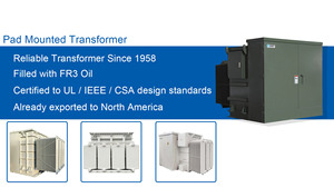 Trasformatore Professionale da 500-2500kVA a Tre Fasi 60Hz Montato su Piattaforma per Rete di Cavi Sotterranei, Raffreddamento ONAN, IP54 - Product Image 5