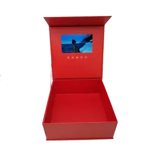 Мраморная белая Подарочная коробка для видео 4/4, 5/5/7/10, 1 дюймовый tft мраморный черный ЖК-видео бокс экран в видео Роза цветочная коробка