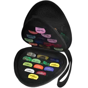 Guitar Picks Holder Case for Acoustic Electrics Guitar Holds Over 39 Packs Guitar Plectrums Bag