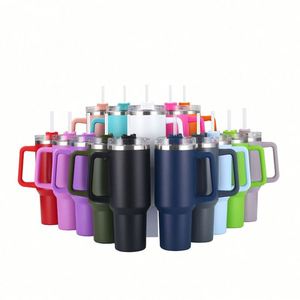 Generation 40Oz Insulated Stainless Steel <b>Large</b> Capacity Dominator <b>Cup</b> Straw Handle for Travel - Product Image 3