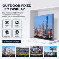 Pantalla LED 3D para Exteriores de Alta Luminosidad a Todo Color, Resistente al Agua IP65, Panel de Video LED para Publicidad, Gran Venta