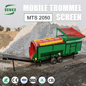 Équipement de criblage du sol à moteur diesel portable, crible à tambour, tamis à compost pour le tamisage du sol ou du compost, machine à tamisage à rouleaux de sable - Product Image 4