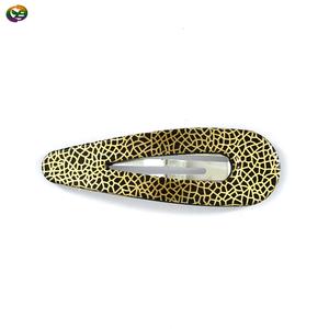 Fashion Print Water Drop Hairpin Women Girls <span class=keywords><strong>Tic</strong></span> Tac Hairclip Snap Hair Clips Side BB Clip per capelli - Product Image 3