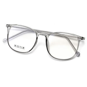 نظارات شفافة بتصميم عصري للجنسين 8251، إطار بصري بقيمة رائعة للنساء، نظارات ضخمة بأسلوب الأحجار الكريمة محايدة الجنس - Product Image 4