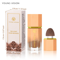 Haute qualité 3 couleurs tridimensionnel approfondissement du visage Contour maquillage fond de teint liquide longue durée