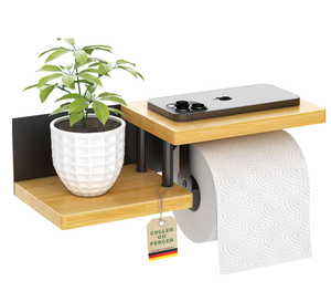 <span class=keywords><strong>Porte</strong></span>-<span class=keywords><strong>papier</strong></span> <span class=keywords><strong>toilette</strong></span> mural en bois de <span class=keywords><strong>bambou</strong></span> [sans perçage] |   <span class=keywords><strong>Porte</strong></span>-<span class=keywords><strong>papier</strong></span> <span class=keywords><strong>toilette</strong></span> de haute qualité avec étagères - Product Image 1