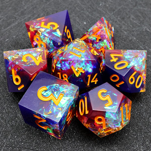 <strong>Role</strong> <strong>Playing</strong> Table Game RPG <strong>Dice</strong>,Resin DND <strong>Dice</strong> Set for Board Games Polyhedral Sharp Edge <strong>Dice</strong> Handmade DND Gift-XTN10 - Product Image 4