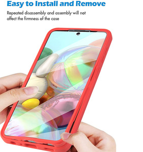 <span class=keywords><strong>Custodia</strong></span> per telefono trasparente a doppia faccia 360 a protezione totale per <span class=keywords><strong>Samsung</strong></span> <span class=keywords><strong>A71</strong></span> 4G Cover per cellulare con protezione dello schermo