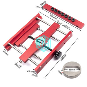 Woodworking <strong>Precision</strong> Mortising Jig And Loose Tenon Joinery Jig <strong>Connector</strong> Fastener 2 In 1 Punch Locator Doweling Jig <strong>Tools</strong> - Product Image 2