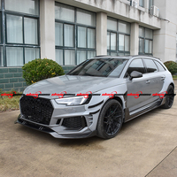 Body Kit Bumper Lebar Berkualitas Tinggi Desain Asli Cina untuk Audi B9 A4 S4 RS4 2017-2020 Spoiler Bibir Depan/Belakang