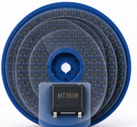 MT3608 DC-DC Step-Up Boost Converter IC 2A 1.2MHz SOT-23-6 SMD Regulator Tegangan Switching Efisiensi Tinggi Grosir Tersedia di Stok