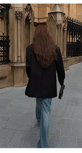 Giacca Blazer da Donna Autunnale Vestibilità Ampia - Nuova Versione Coreana Trendy per Ufficio Oversize Elegante - Product Image 5