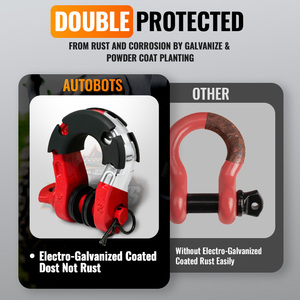 Сверхпрочная скобка для автоботов, 8 т, ковка, 3/4 "скобы 7/8" для буксировочной лебедки - Product Image 5