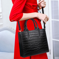 Bolso de Cuero para Mujer, Estilo Bandolera, Gran Capacidad, Nuevo