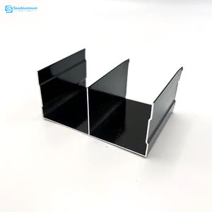 Tối Giản Nhôm Tủ Quần Áo Cửa Trượt Nhân Đôi Tủ Quần Áo Cửa Bên Mở Hoàn Thành Bề Mặt Sợi Thủy Tinh Màn Hình Lưới Trang Trí - Product Image 6