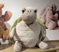 Peluche Tortue Personnage Populaire, Jouet en Peluche Personnage de Dessin Animé Personnalisé, Tortue Verte, Jouets pour Enfants