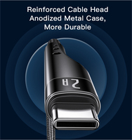 Kabel Data Tipe-C YESIDO CA109 Update Terbaru 3 Meter, USB ke Tipe-C, Mendukung Pengisian Daya dan Transmisi Data, Pengisian Cepat 2A