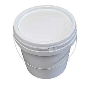 Packaging Container Drum Seal Paint Pail Buckets Food Grade Plastic 1L 3L 5L 10L 15L 20L 25L 5 Gallon 7 Gallon With Handle Lids