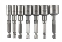 Jeu d'extracteurs de vis et boulons de qualité industrielle Power-Grip, 7 pièces, entraînement 1/4 pouce, 11 mm, 6 tailles (3/16-7/16-1/2 pouces), boîte en plastique