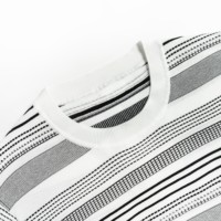 AiNear Vente en gros de logo personnalisé Design Oem & Odm T-shirt d'été serré à manches courtes et col rond pour hommes en coton tricoté
