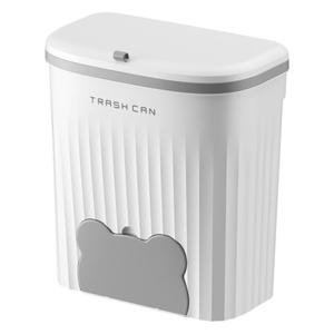 Contenedor de Almacenamiento de Cocina de Plástico de 9L, Montado en la Pared sin Perforaciones, con Diseño de Animales, Estilo Simple para el Hogar - Product Image 4